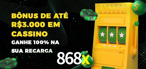 868x melhor bônus de depósito